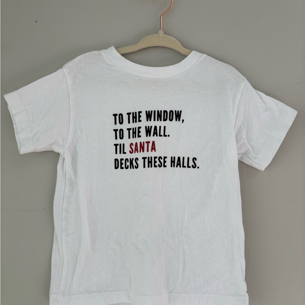 Kids White Graphic T-Shirt
